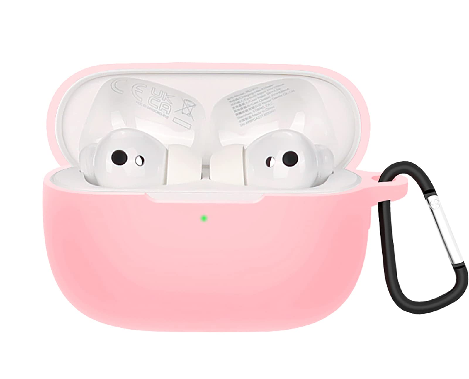 GIOPUEY Cilicone Case for HONOR Earbuds 3 Pro, Ultra-thin soft Cover, Slim-Fit,Anti-Fall,Not Easy to Dirty - Pink