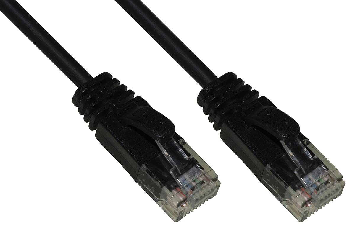 LINK LK6U050BLS Network Cable Cat. 6 Unshielded UTP Color Black HALOGENFREE MT 5 SLIM