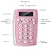 AGPtek Call Center Dialpad Corded Headset Pink Telephone with Tone Dial Key Pad & REDIAL