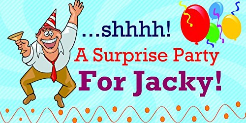 Surprise Birthday Banner For Party Celebration By Bannerbuzz 3 X
