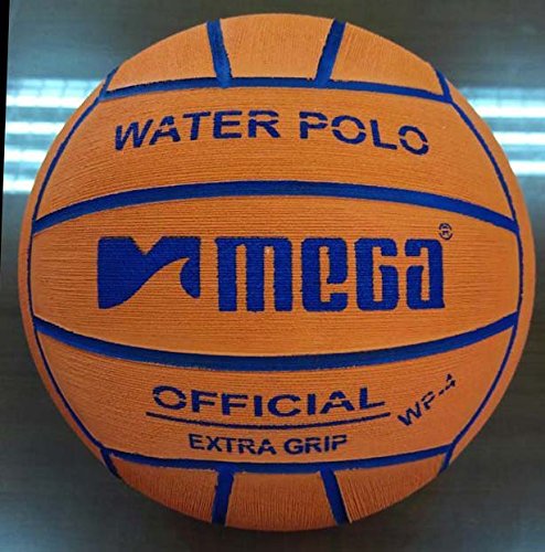 Mega Water Polo Ball Orange. Size 4 for Junior and Women Competitions