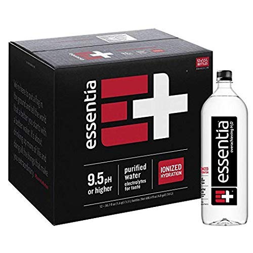 Essentia Water; 1.5-Liter Bottles; Ionized and Alkaline Hydration; Mineral Infused with 9.5 pH or Higher; Electrolytes for Taste; Pure Drinking Water 50.7 Fluid Ounce