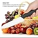 Ceramic Knife,Kitchen,Chef Knife with Sheath cover.Ceramic Zirconia blade.Utility blade.Sharper and longer blade (6 inch)