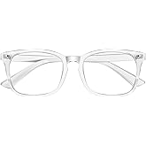 ZEHEXA Reading Glasses for women Blue Light Blocking Glasses Filter UV Square Lightweight Readers Glasses for Men and Women