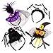 JOYIN 4 Packs Halloween Pumpkin Witch Spider Headbands Halloween Headbands For Kids Girls Women Halloween Costume Dress up Party Favors, Halloween Cosplay Party Hair Accessories