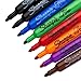 Sharpie 8 Color Flip Chart Marker Set - Low Odor - (Black, Black, Blue, Green, Orange, Red, Purple, Brown)