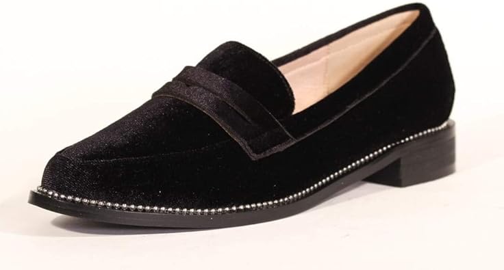 velvet loafers womens