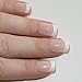 False Nails by Bling Art White French Manicure Fake Medium Tips with Glue