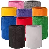 Suddora Arm Sweatband - Athletic Cotton Armband for Sports (Blue)