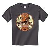 Last Stop Motorcycle Repair USA 1969 -Vintage Distressed Mens T-Shirt