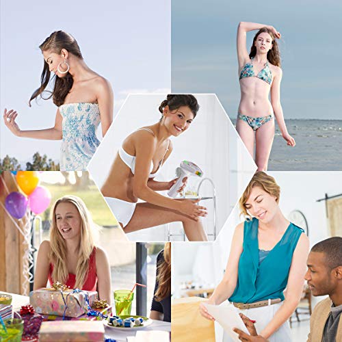 Bosidin Permanent Hair Removal Facial & Body Hair Removal for Women and Men Home Use, 400,000 Flashes Professional IPL Hair Removal System - Thumbnail 6