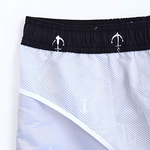 Mens Swim Trunks Anchor Swimming Trunks for Men with Mesh Lining Funny