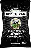 Deep River Snacks Popcorn Sharp White Cheddar Cheese, 2-Ounce Bags (Pack of 24)