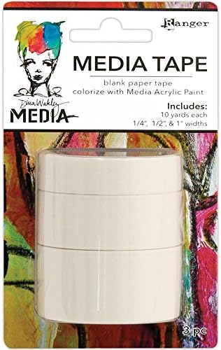 Dina Wakley Media Tape Set of 3 - Blank