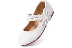 PATPAT Girls Dress Shoes Mary Jane Shoes Toddler Dress Shoes Ballet Shoes for Girls Wedding Party Dress Shoes for Girls Toddler Kids (Toddler/Little Kids)