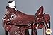 HILASON 15 in Western Horse Wade Saddle Leather Ranch Roping Mahoganythumb 4