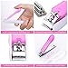 3 in 1 Nail Clipper Set with Nail Catcher, Stainless Steel Fingernail and Toenail Clippers with Durable Double Sided Nail File and Storage Bag
