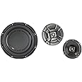 Polk Audio DB1042 10" Subwoofer and DB652 6.5" Coaxial Speaker Bundle for Car & Marine Audio Systems