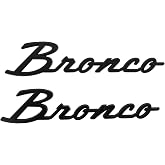 2021-2026 Ford Bronco Classic Matte Black Fender Badge Kit M-1447-BSMB