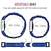 Oitom Stainless Steel Bands Compatilbe with Charge 2(Blue)