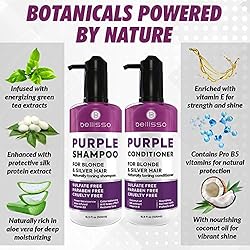 Purple Shampoo and Conditioner Set - Sulfate Free