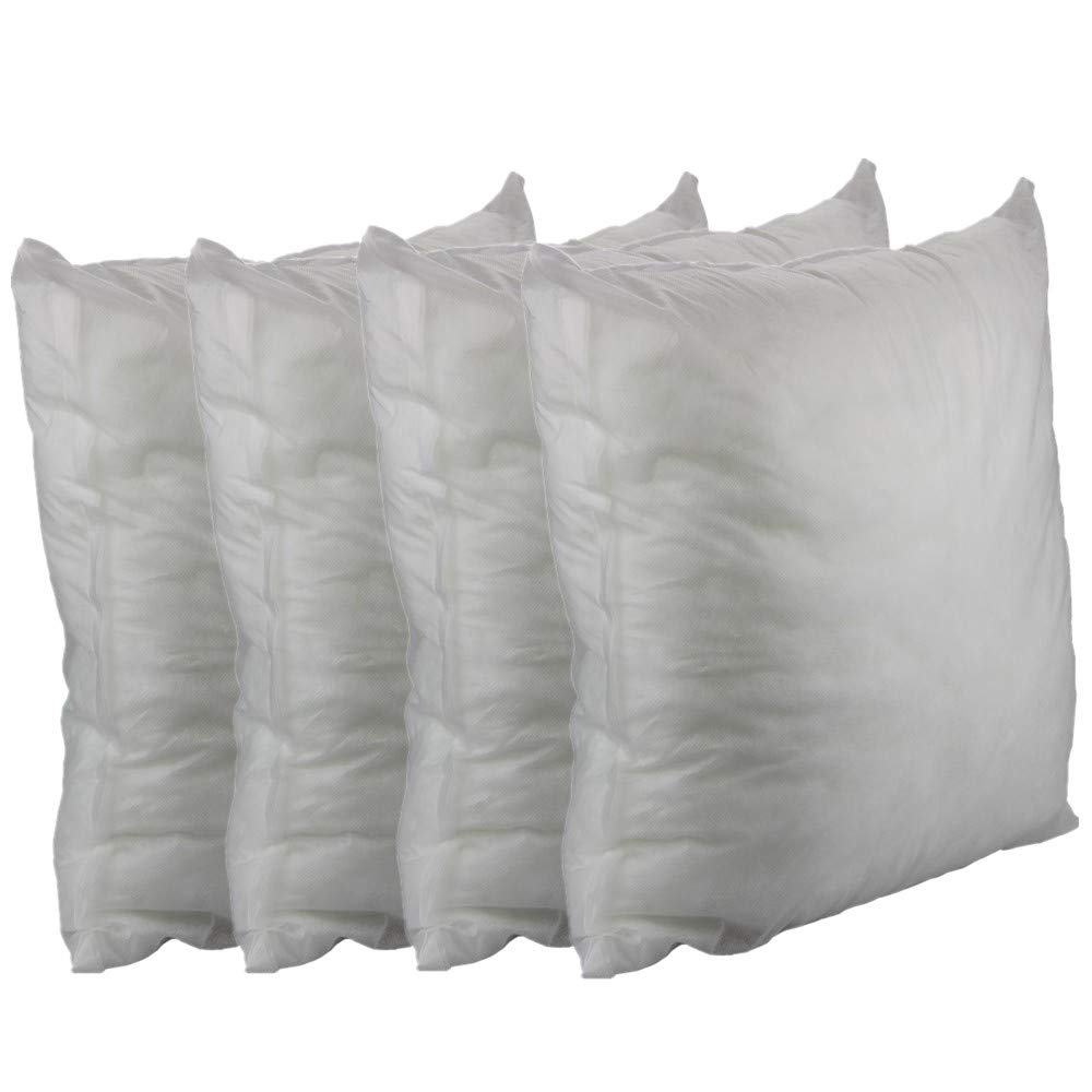 Throw Pillow Inserts 20 X 20 Set Of 4 Down Alternative