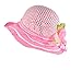 Butterfly Twinkles Girls Tea Party Hats Dress Up Play Set for 2 with Sun Hats and White Gloves Purple and Pink