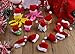 WINIT Mini Christmas Hats Santa Hat for Crafts Dolls Wine Bottle Christmas Cap Xmas Party Decorations Santa Hat Bulk Pack of 20 (straight)