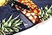 SSLR Men's Pineapple Button Down Short Sleeve Casual Hawaiian Shirt