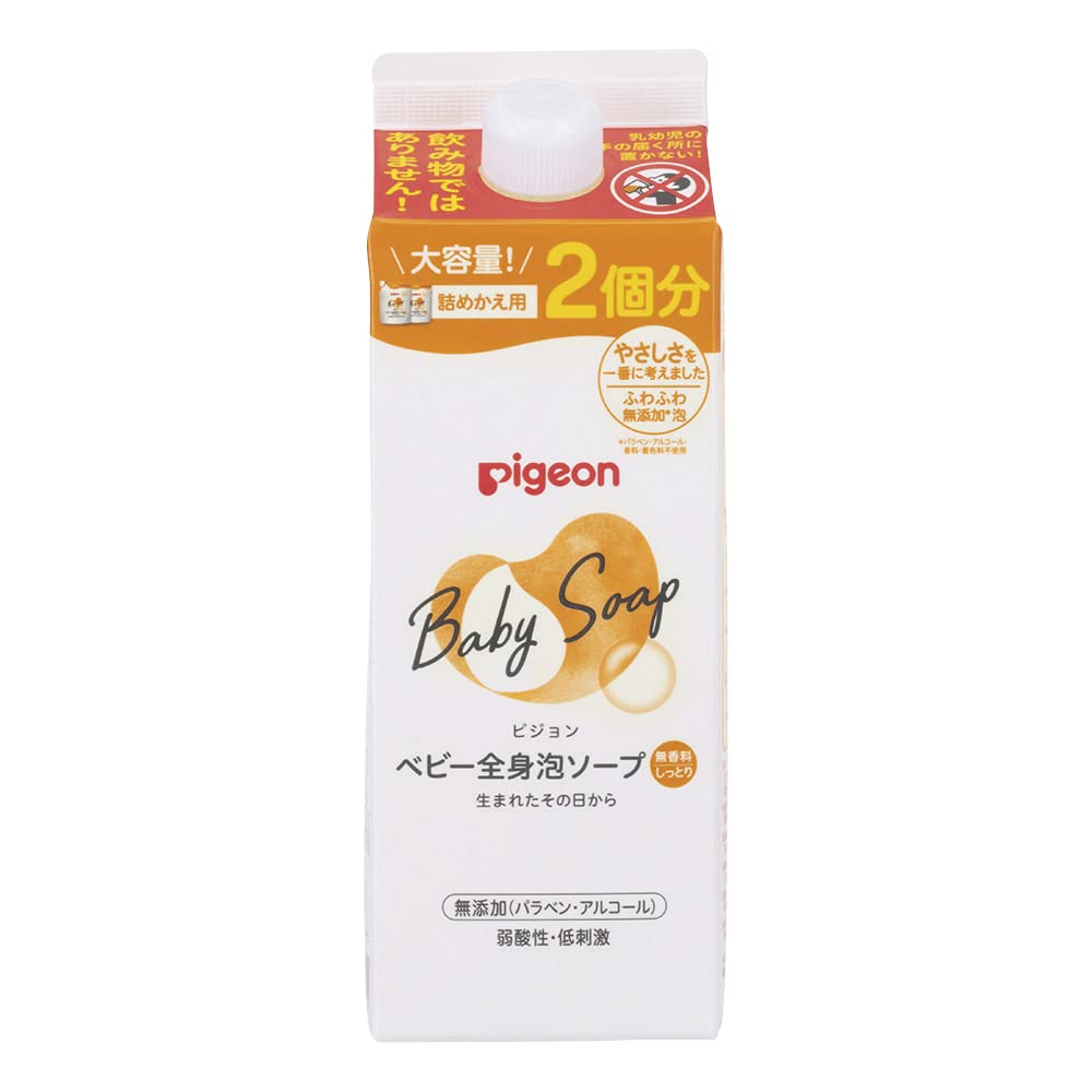 PIGEON ピジョン ベビー全身泡ソープ しっとり 詰替用 2回分 800ml商品画像