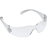 3M Tekk Virtua Anti-Fog Safety Glasses, Clear Frame and Lens, 20-Pack