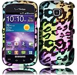 Bright Colorful Leopard Design Hard Case for Samsung Galaxy Proclaim S720C Samsung Illusion i110