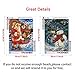 2 Pack DIY 5D Diamond Painting Kits,Simliber Full Drill Christmas Santa Claus Rhinestone Diamond Painting for Beginner Adults Diamond Arts Home Wall Decor, 11.8 X 15.8inch(Santa Claus and Snowman)