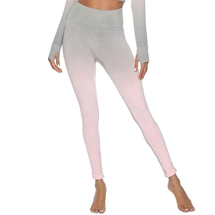 Felicove Damen Sport Leggings, Drucken Leggings Damen Fitness-Sporthose Gym Yoga Athletische Hosen Winterleggings Thermoleggi