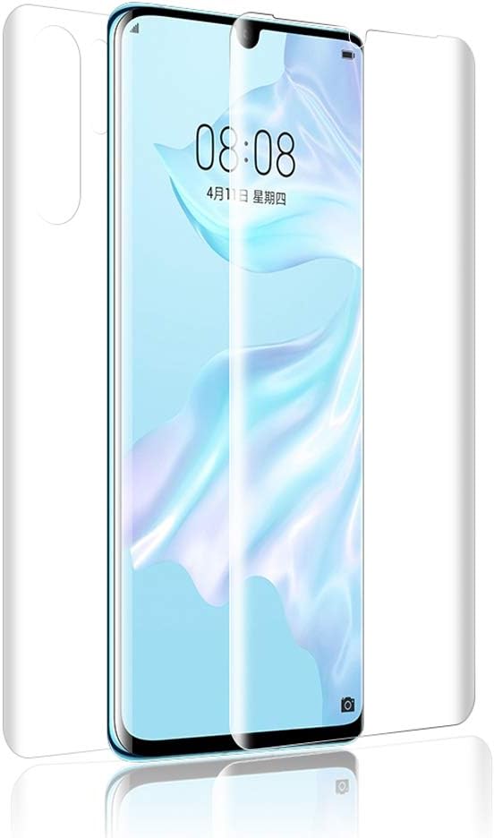 ONICO TPU Screen Protector For Xiaomi Mi 10 Lite,Original Self Healing Full Coverage Screen Saver Film Compatible With Xiaomi Mi 10 Lite Case (2 Piece Front)