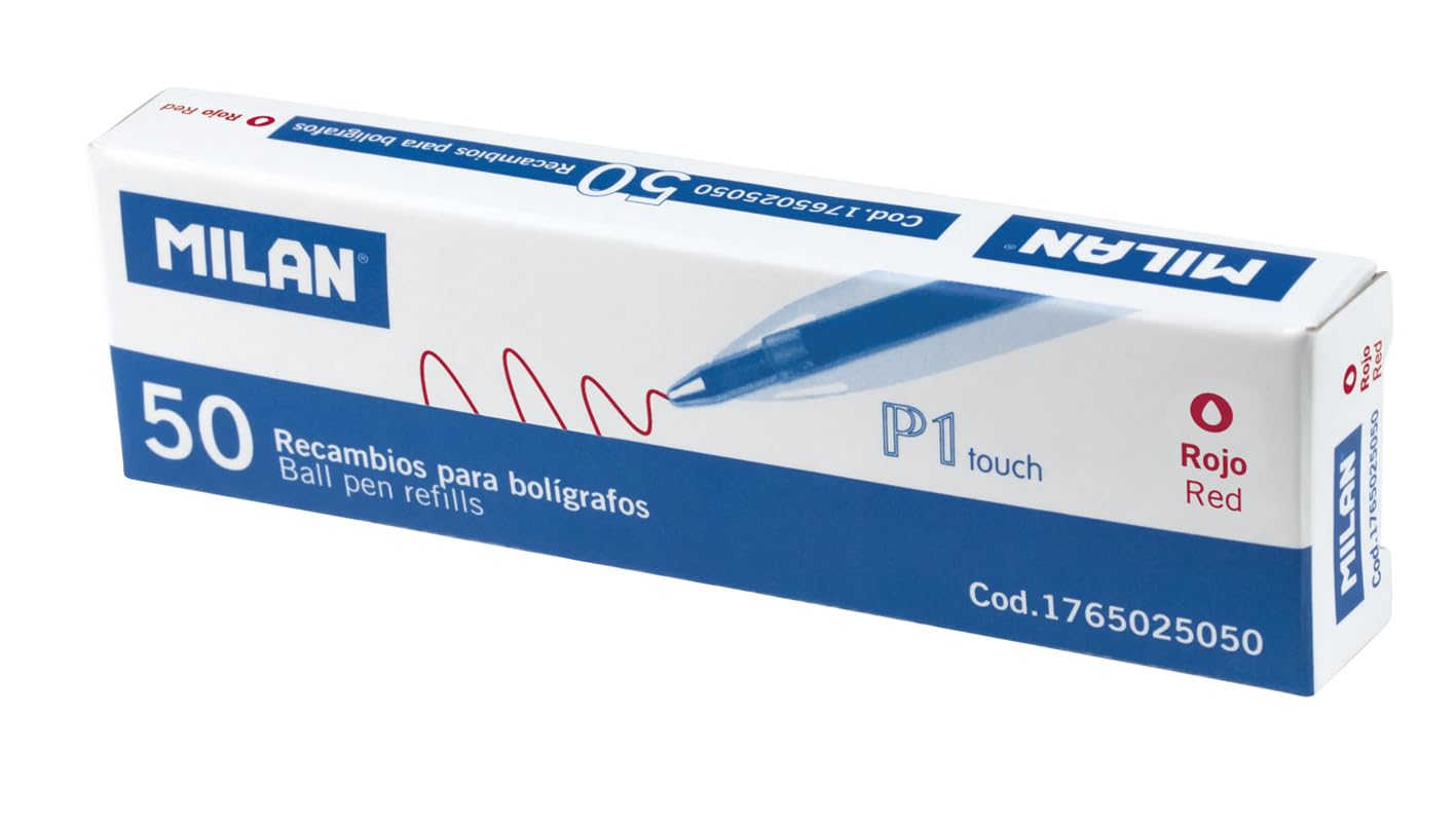 MILAN Box of 50 refill leads P1 touch red