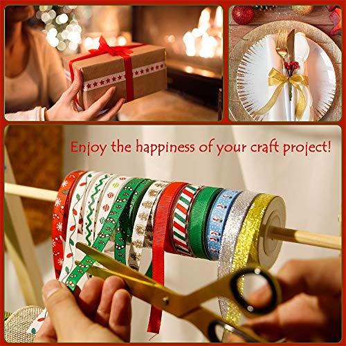 3 JACK+CHLOE+Christmas+Grosgrain+Decoration