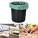 4 Gallon Compostable Bags 100% Biodegradable Trash Bags Extra Thick 0.85 Mils, Small Kitchen Compost Trash Bags, Food Scrap Yard Waste Bags, US BPI Free Compost Home Certified - 100 Count