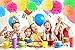 Paxcoo 15 Pcs Color Tissue Paper Pom Poms with 12 Rolls Crepe Paper Streamers for Party Decorations