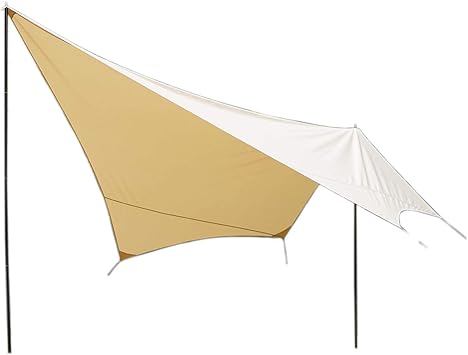 Amazon Hilander ハイランダー トラピゾイドタープ450 ポリコットン Hilander ハイランダー スポーツ アウトドア