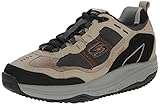 Skechers Sport Men's Shape Ups XT Premium Comfort Oxford, Taupe/Black, 8.5 M US