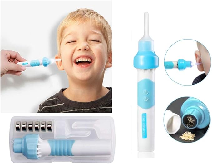 Ear Wax Removal Kit,Electric Ear Wax Remover Tools, Vacuum Ear Cleaners