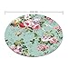 Apottwal Mouse Pad,Gaming Mouse Pad,Non-Slip Rubber Base Mousepad for Laptop Computer,Mouse Pads for Wireless Mouse,Beautiful Rose Floral Like Sleeping Princess Round Mouse Pad Desk Decor with Design