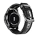 Gear S3 Frontier Band / S3 Classic Bands, V-Moro 22mm [Upgrade] with Quick Release Pins Premium Woven Nylon Replacement Strap Wristband for Samsung Gear S3 Classic / S3 Frontier Smartwatch (Black)