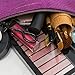 Makeup Brush Set - Beautiful Compact Bamboo Case Perfect for at Home, Purse & Travel with 5 Brushes for Blush/Bronzer, Eye Shadow, Lip Liner, Eyebrow/Eyelash, Concealer. All in One Make Up Brushes Kit