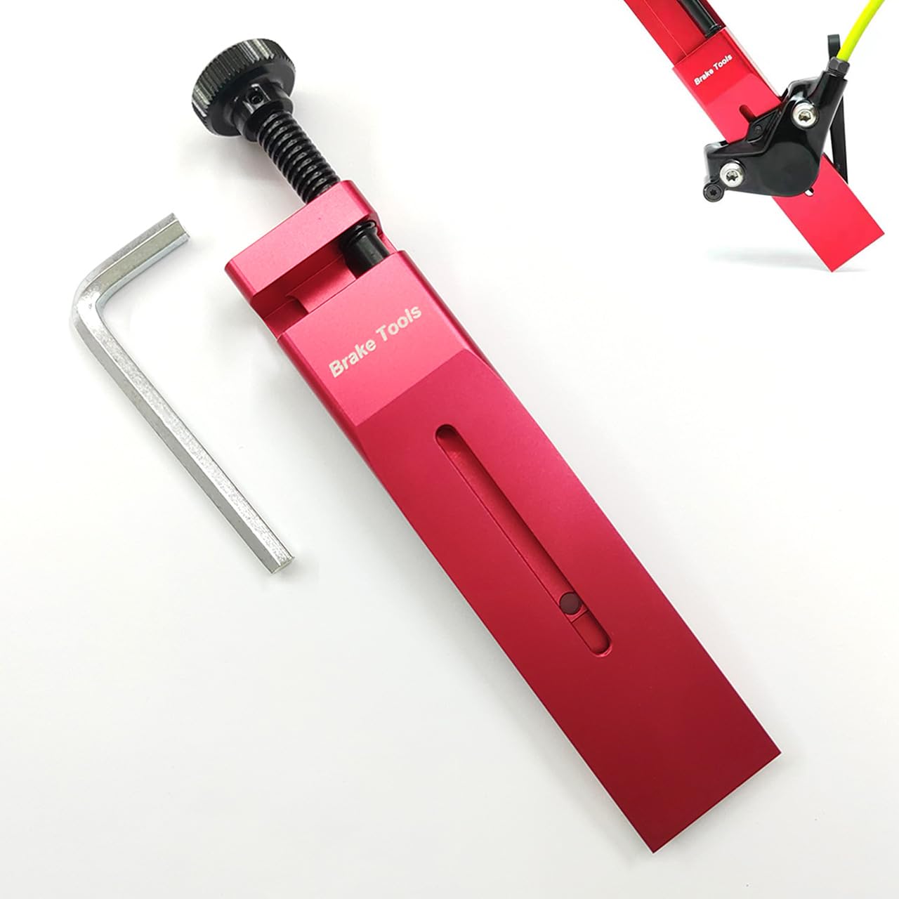 FaceRide Bicycle Brake Piston Press Tool for SRAM Hydraulic Dic Brake Caliper, Ultimate Piston Press Maintenance Tool for Sram 2/4 Piston Ceramic Brakes, Width 2.8 cm, Not for Shimano 2 Pistons