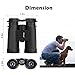 Holisouse 10x42 Binoculars for Adults Compact HD Professional Folding Roof Prism Binocular Scope for Bird Watching Hunting Travel Stargazing Concerts Outdoor Sports … (1)
