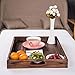 Serving Tray – Crafted from Fir Wood and with Two Handles – 16.5” X 12.5” with 2” Tray Depth
