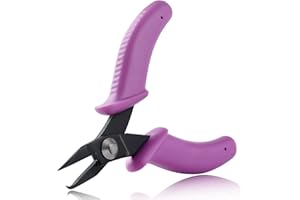 SPEEDWOX 4" Split Ring Pliers for Jewelry Making Jump Ring Opener Ring Opening Pliers Small Split Rings Key Chain Jewelry Bea