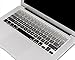 MOSISO Keyboard Cover with Pattern Compatible MacBook Pro 13 Inch, Light Black